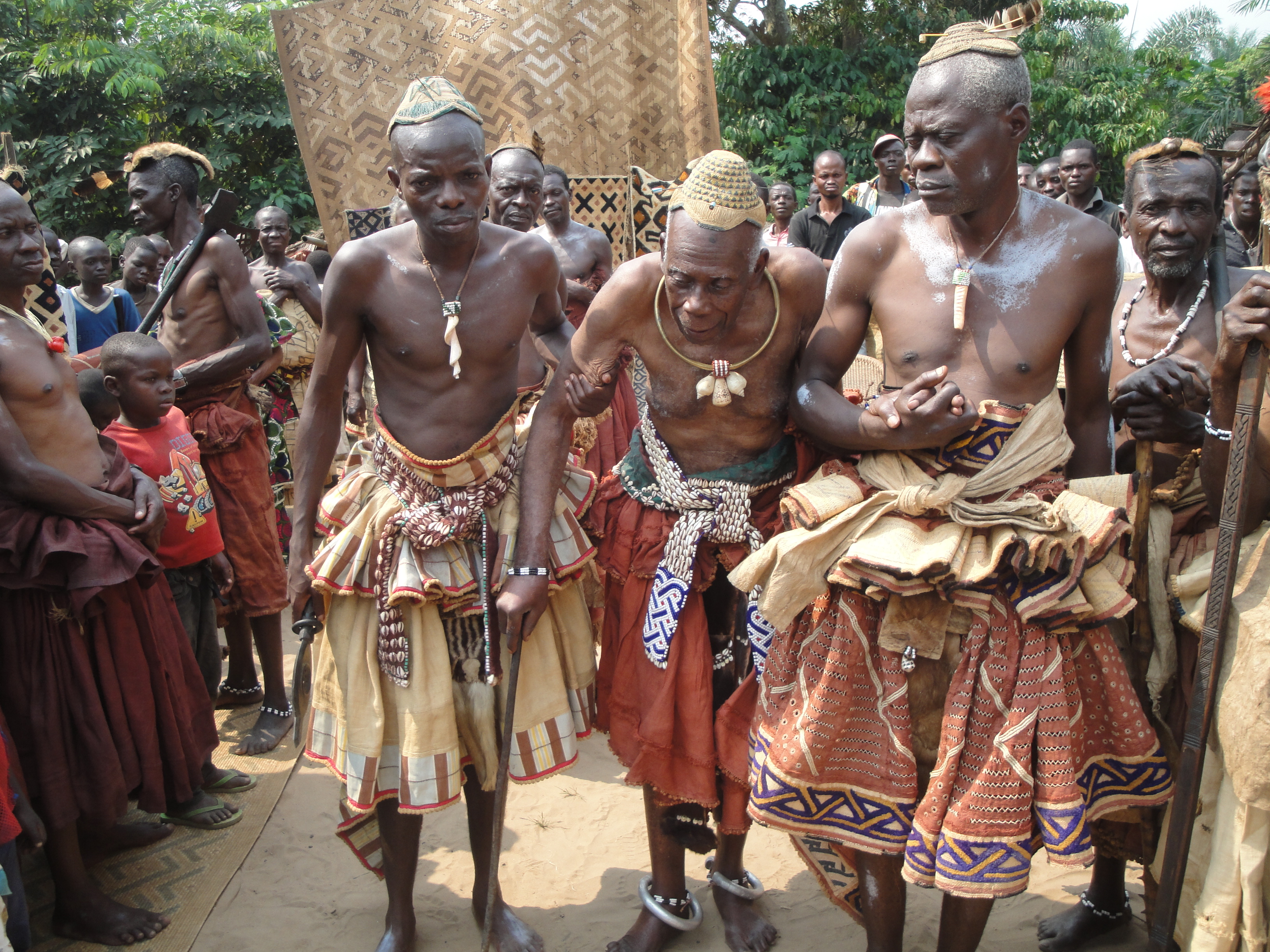 A Kuba Kingdom ceremony in Kasaï